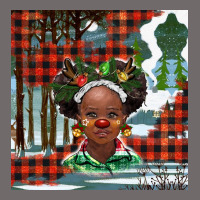 Christmas African Girl Urban Heavy Tee | Teevron