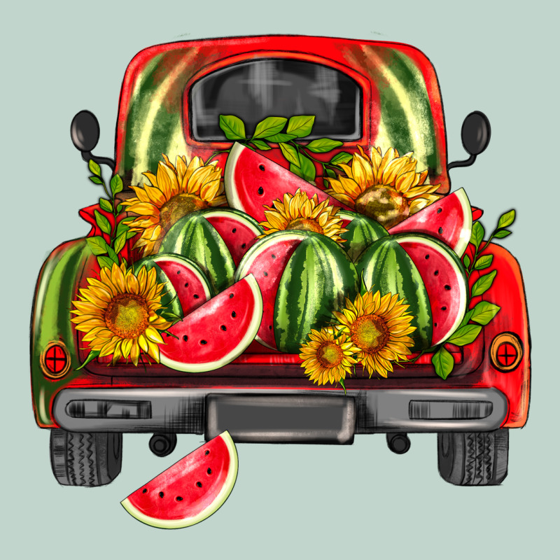 Watermelon And Truck Zipper Hoodie by HRA Design Shop | Teevron