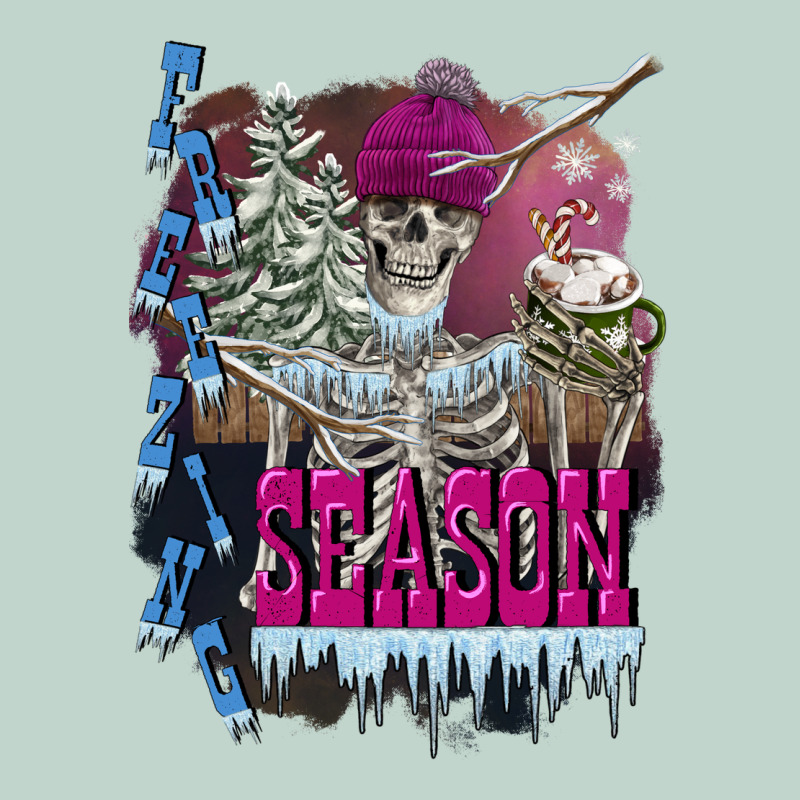 Freezing Season Skeleton Zipper Hoodie by FaDigitalArtStudio | Teevron