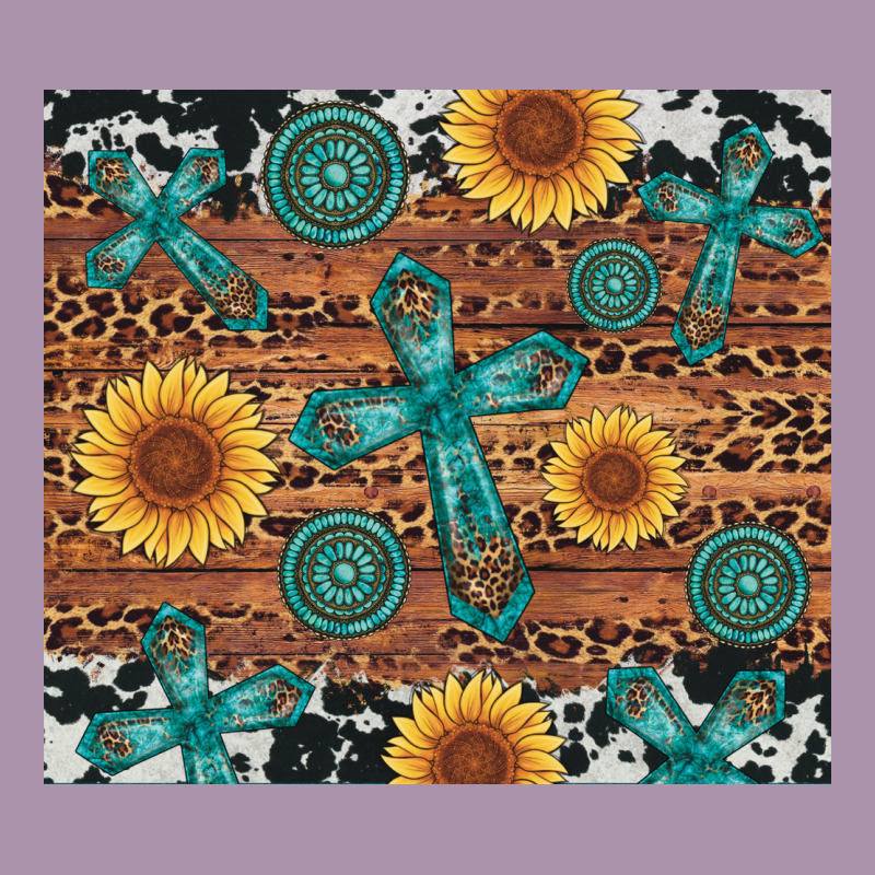 Cross Gemstone And Sunflower Heavyweight Hoodie by Artiststas | Teevron
