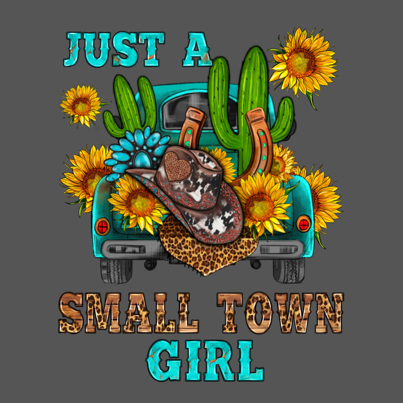 Just A Small Town Girl Zipper Hoodie by HRA Design Shop | Teevron