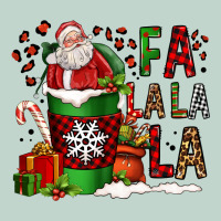 Fa La La La La Christmas Santa Claus Coffee Cup Zipper Hoodie | Teevron