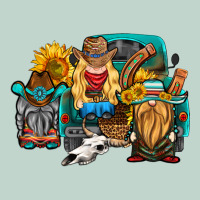 Western Truck With Gnomes Zipper Hoodie | Teevron