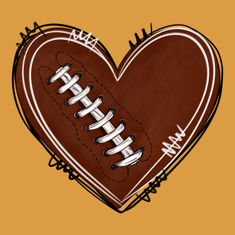 American Football Heart Urban Heavy Tee by texasbilliewilder | Teevron