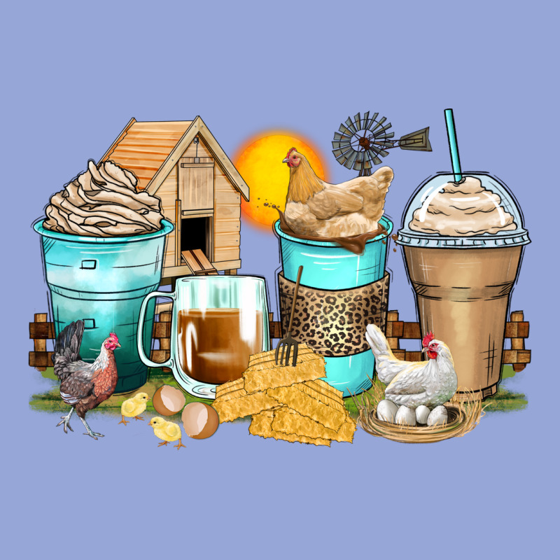 Chicken Coffee Cups Classic Tee by Zillion Design Studio | Teevron