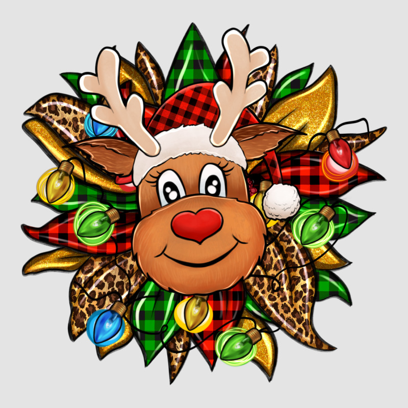 Christmas Reindeer Sunflower Premium Sweatshirt by Jasminsmagicworld | Teevron