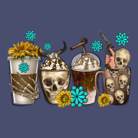 Coffee Cups Bull Skull With Gemstones Vintage Tee | Teevron