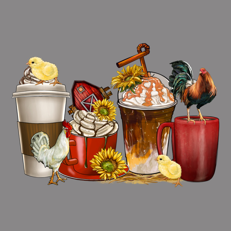 Coffee Cups Rooster Vintage Tee by texasbilliewilder | Teevron