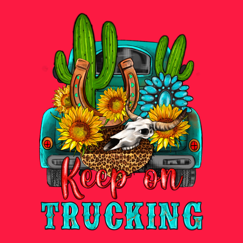 Keep On Trucking With Western Truck Zipper Hoodie by HRA Design Shop | Teevron