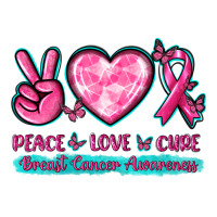 Peace Love Cure Breast Cancer Awareness | Teevron
