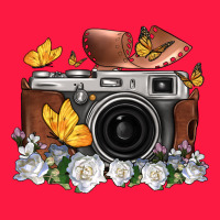 Floral Butterfly Film Roll Vintage Camera Zipper Hoodie | Teevron
