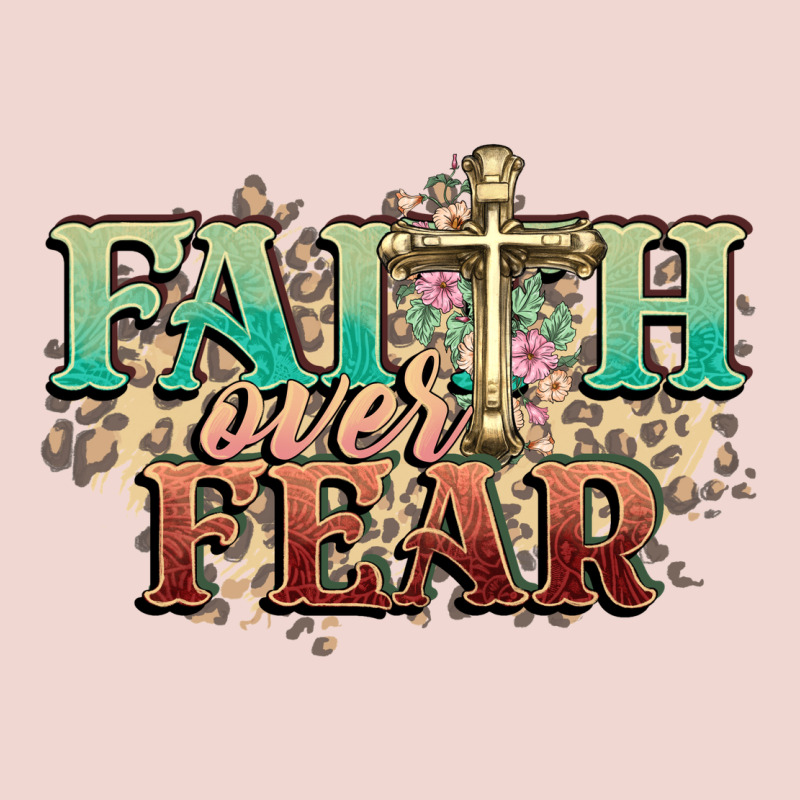 Faith Over Fear Cross Premium Sweatshirt by NancyCooperArtShop | Teevron