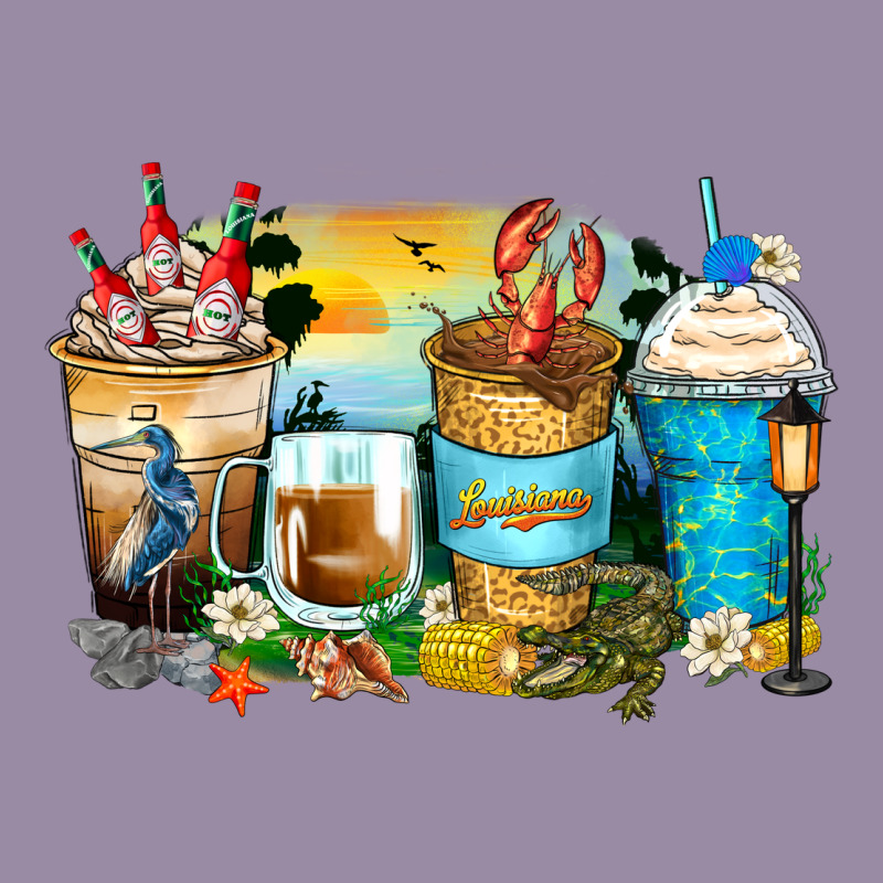 Louisiana Coffee Cups Classic Tee by Zillion Design Studio | Teevron