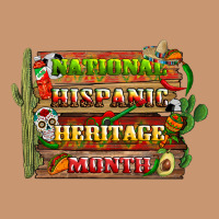 National Hispanic Heritage Month With Background Heavyweight Hoodie | Teevron