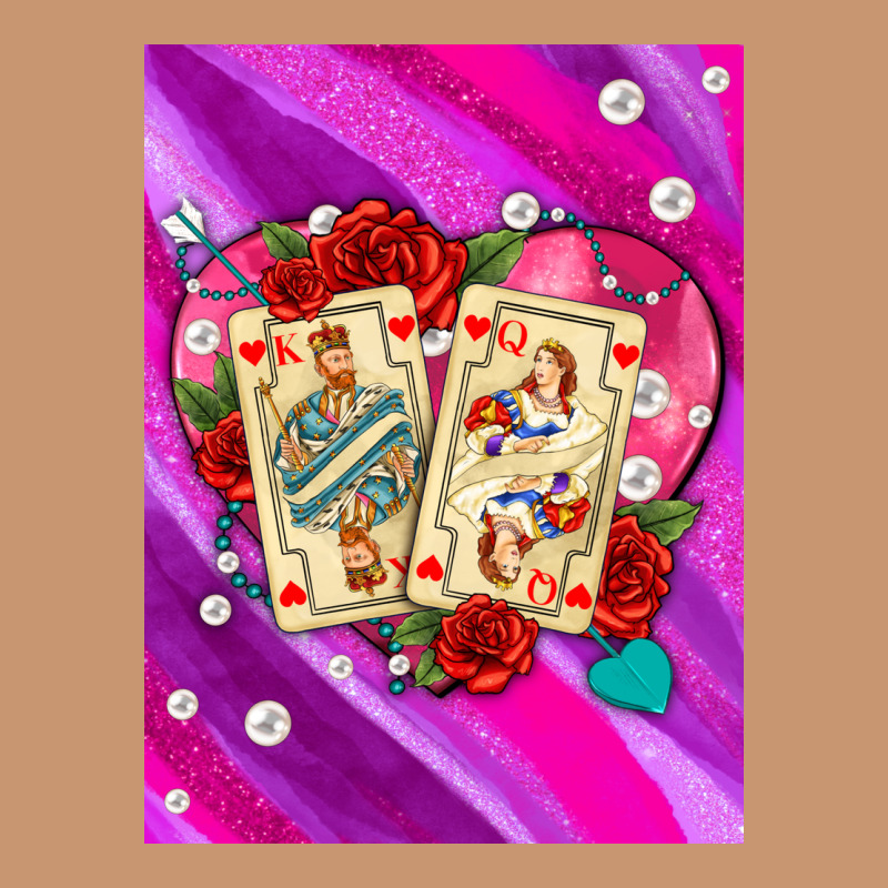 Playing Cards With Pearls And Glitter Air Heavyweight Hoodie by AdoDesignShop | Teevron