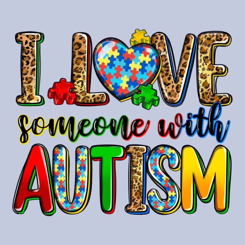 I Love Someone With Autism Long Sleeve Tee by Zillion Design Studio | Teevron