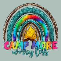 Camp More Worry Less Heavyweight Hoodie | Teevron