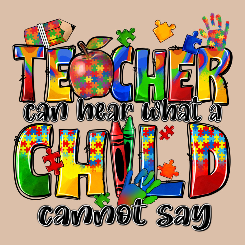 Teacher Can Hear What A Child Cannot Say Urban Heavy Tee by Zillion Design Studio | Teevron