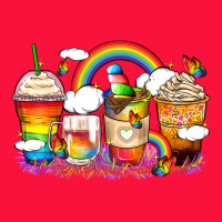 Rainbow Coffee Cups Classic Tee | Teevron