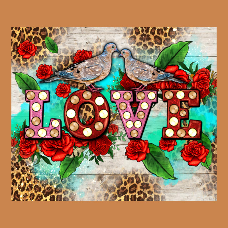 Love Birds And Love With Ross Heavyweight Hoodie by AdoDesignShop | Teevron