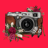 Floral Feather Vintage Camera Zipper Hoodie | Teevron