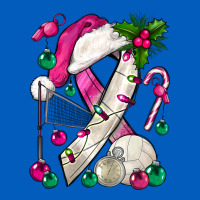 Pink Christmas Breast Cancer Ribbon Volleyball Urban Hoodie | Teevron