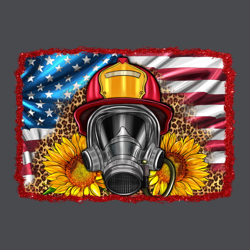Firefighter Air Mask And Sunflower Zipper Hoodie by HRA Design Shop | Teevron