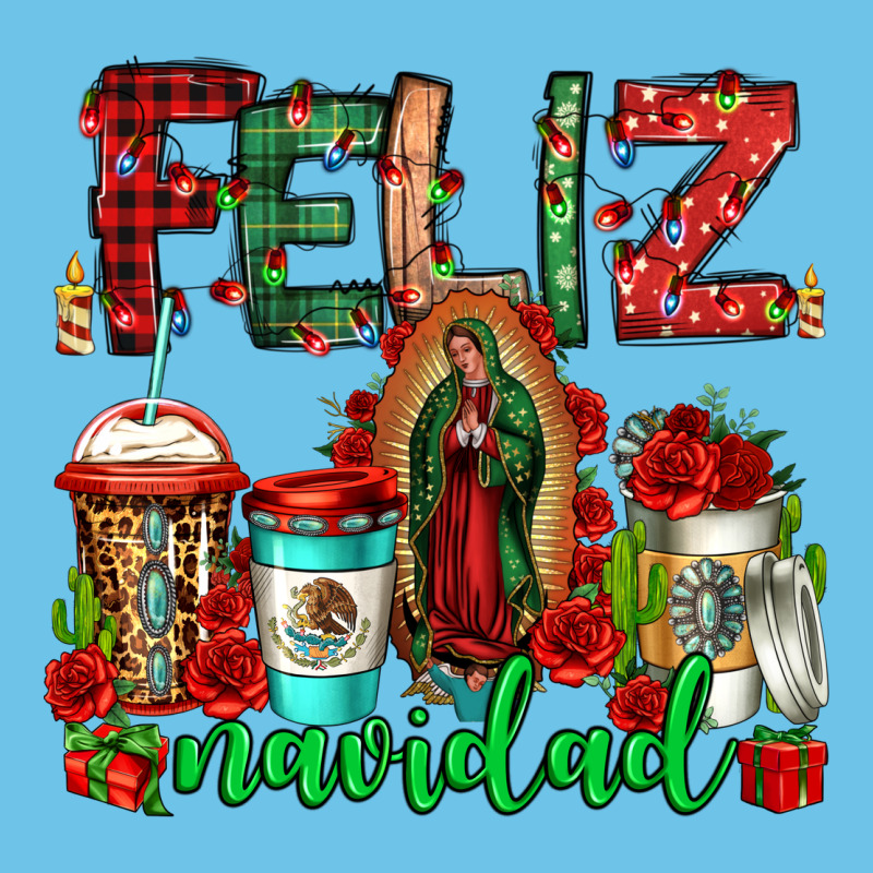 Feliz Navidad Lady Of Guadalupe Christmas Coffee Premium Sweatshirt by Jasminsmagicworld | Teevron