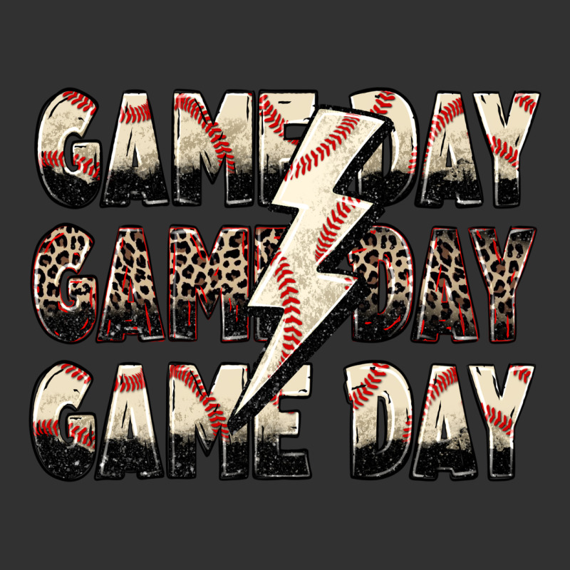 Game Day Game Day Baseball Lightning Bolt Urban Heavy Tee by Zillion Design Studio | Teevron