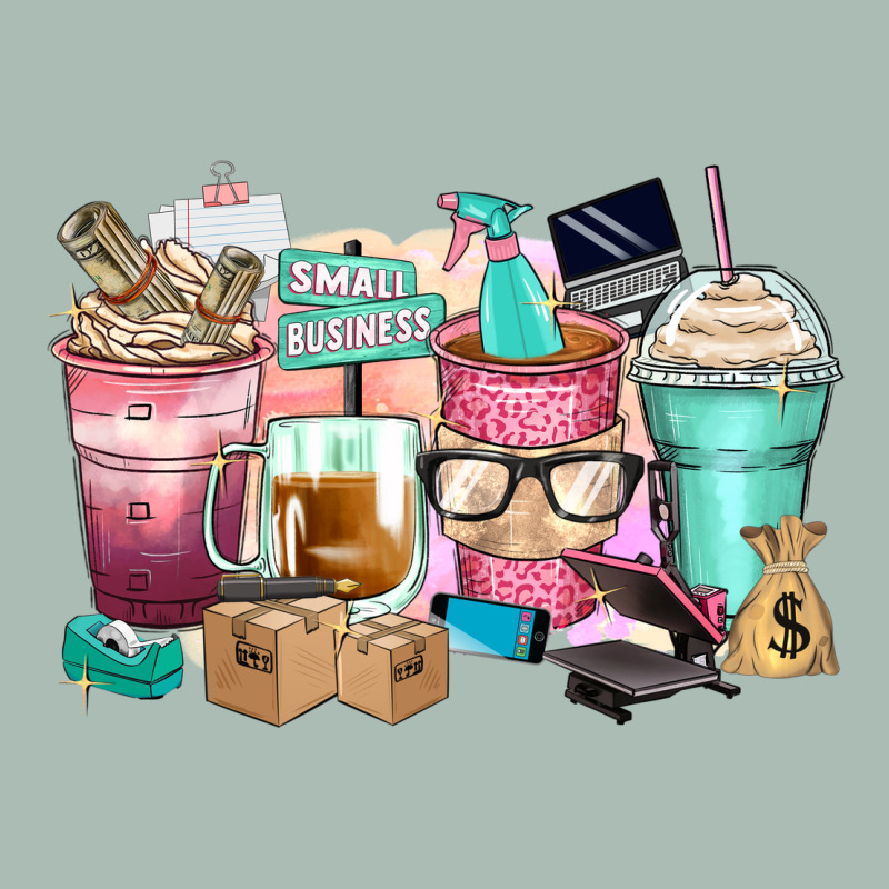 Small Business Coffee Cups Classic Tee by Zillion Design Studio | Teevron