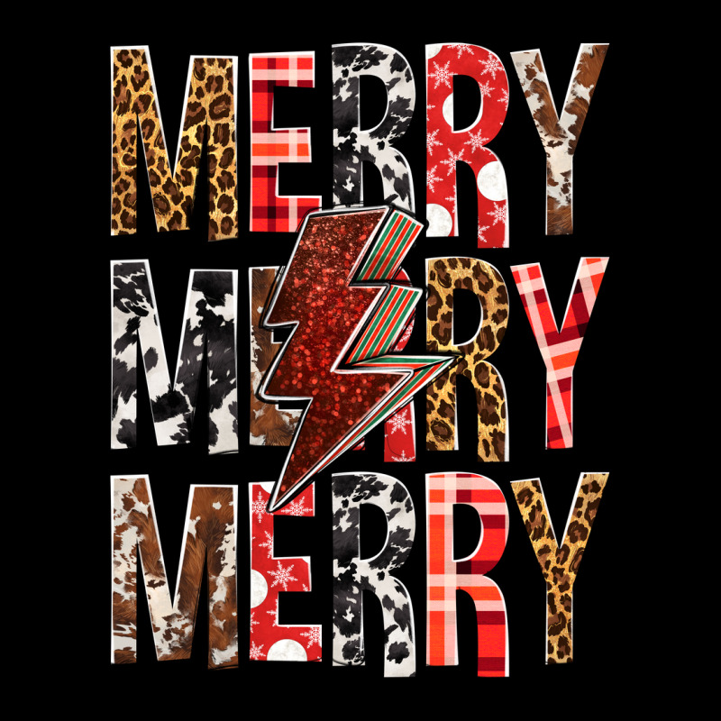Merry Merry Merry Christmas Lightning Bolt Urban Hoodie by BundleAndBundleShop | Teevron