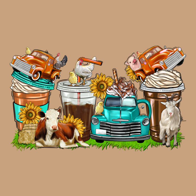 Farm Truck Coffee Cups Vintage Tee by texasbilliewilder | Teevron