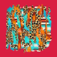 Serape With Leopard Pattern Premium Hoodie | Teevron