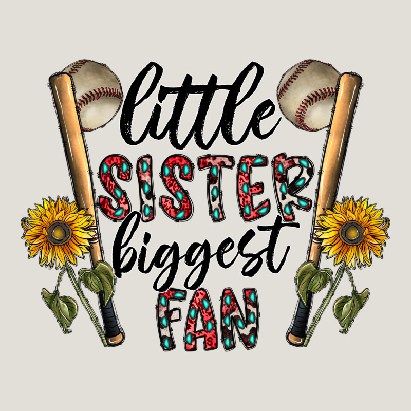 Little Sister Biggest Fan Heavy Core Tee by CowhideDigitalArt | Teevron
