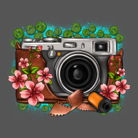 Floral Lotus Leaf Film Roll Vintage Camera Zipper Hoodie | Teevron