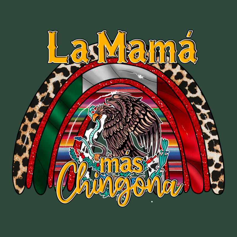 La Mama Mas Chingona Zipper Hoodie by RacoonDesign | Teevron