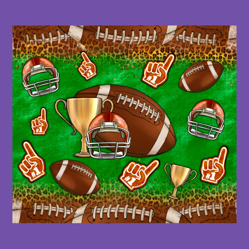 Football Leopard Premium Sweatshirt by NancyCooperArtShop | Teevron