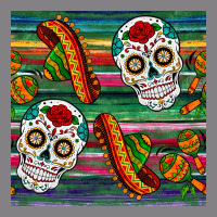 Sugar Skull Seamless Pattern Heavyweight Hoodie | Teevron