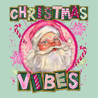 Pink Christmas Vibes Santa Classic Tee | Teevron