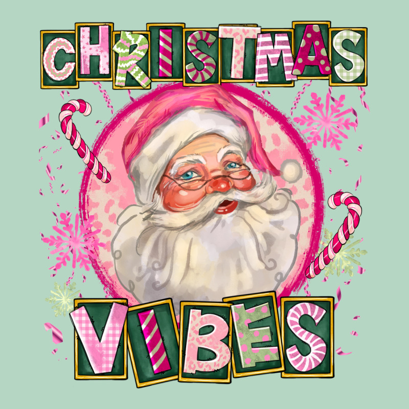 Pink Christmas Vibes Santa Classic Tee by FaDigitalArtStudio | Teevron