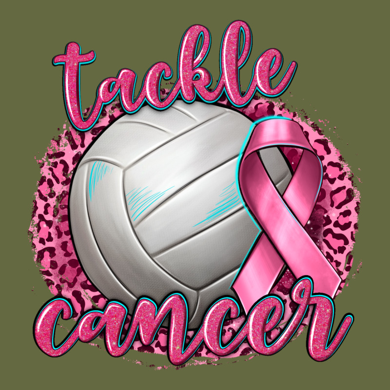 Tackle Cancer Volleyball Long Sleeve Tee by texasbilliewilder | Teevron