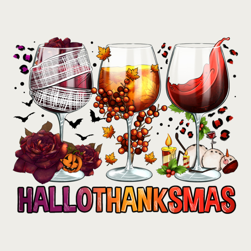 Hallothanksmas Halloween Thanksgiving  Christmas Wine Zipper Hoodie by FaDigitalArtStudio | Teevron