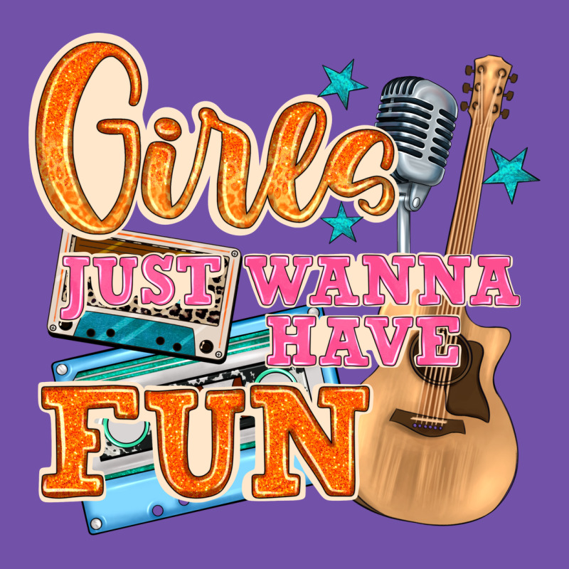 Girls Just Wanna Have Fun Premium Sweatshirt by NancyCooperArtShop | Teevron