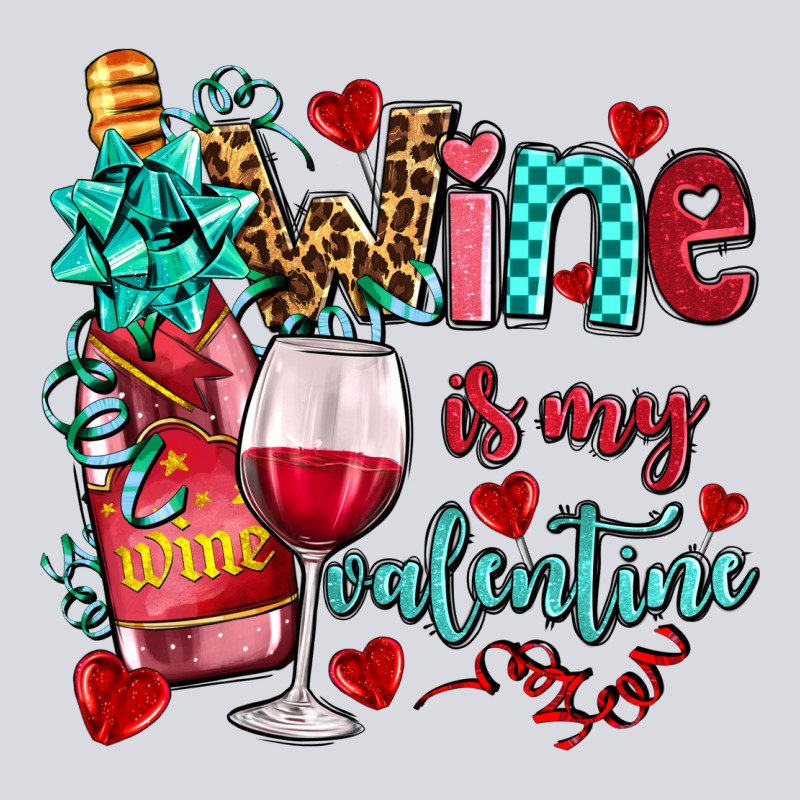 Wine Is My Valentine Olivia Zipper Hoodie by OliviaCreatesArt | Teevron