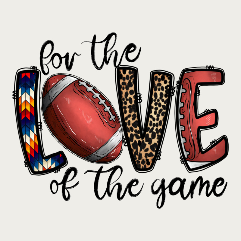 For The Love Of The Game Football Zipper Hoodie by CowhideDigitalArt | Teevron