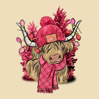 Pink Winter Long Haired Cow Premium Hoodie | Teevron