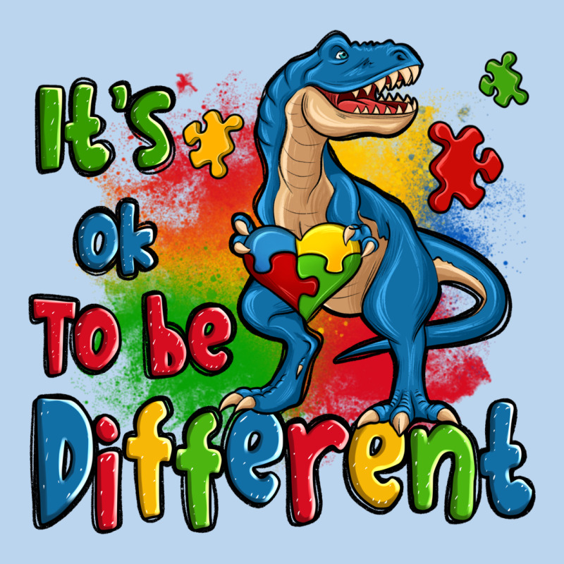 It's Ok To Be Different Autism Trex Classic Tee by Zillion Design Studio | Teevron