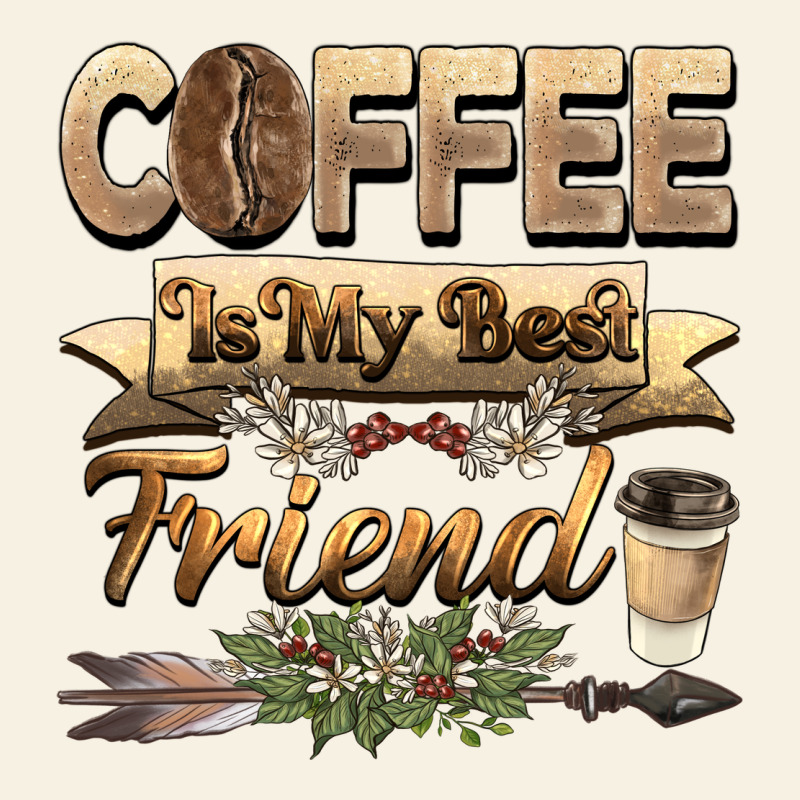 Coffee Is My Best Friend Vintage Tee by BarkalooDesign | Teevron