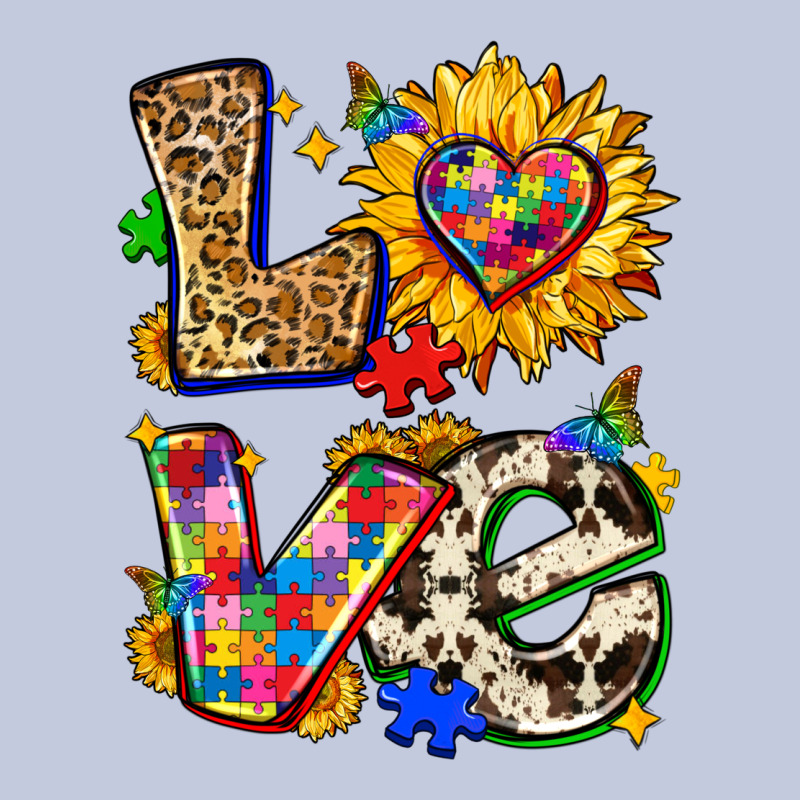 Autism Love Long Sleeve Tee by Zillion Design Studio | Teevron