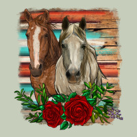 Horses With Roses Long Sleeve Tee | Teevron